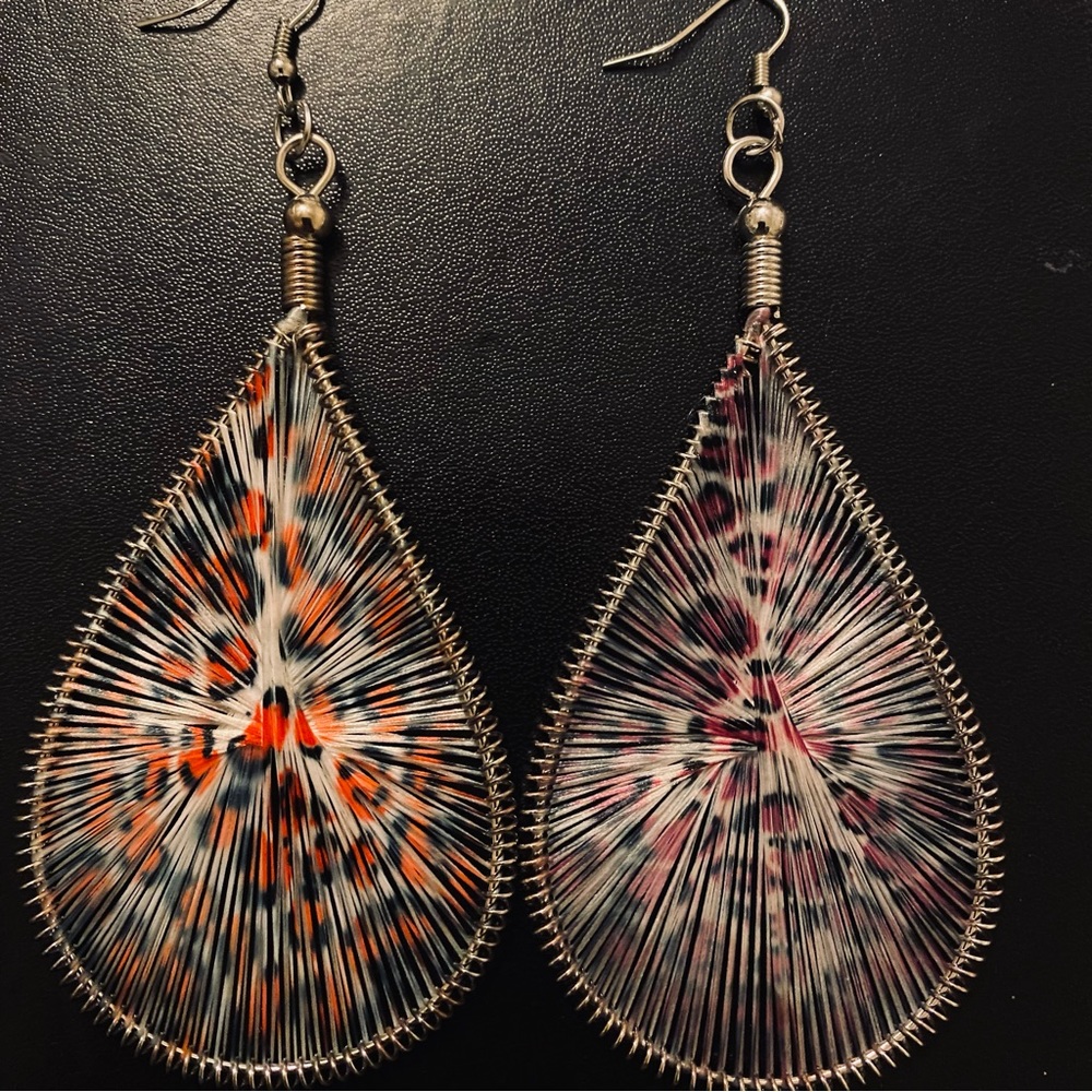 💗 Cheetah Teardrop Large Earrings NEW